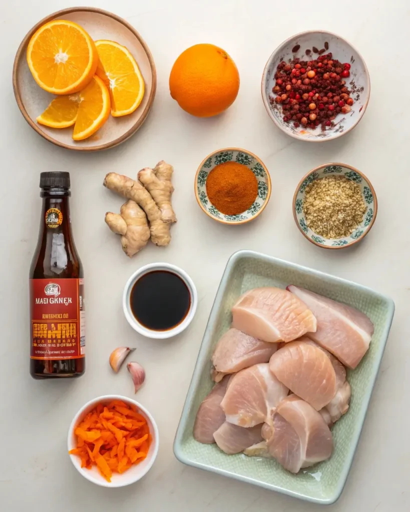ingredients for copycat panda express orange chicken