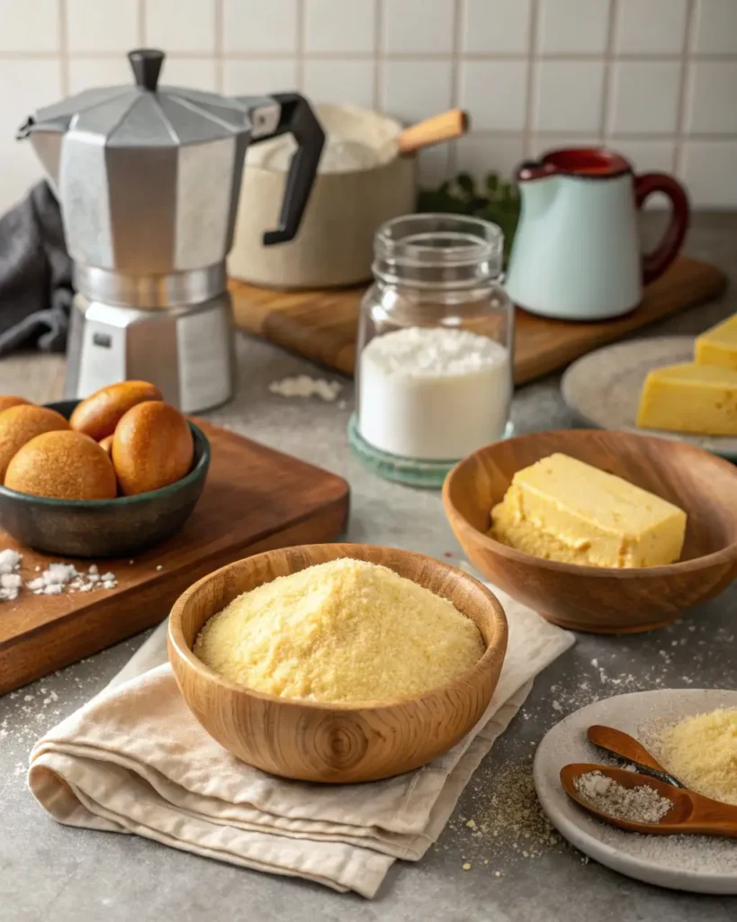 johnny cake ingredients cornmeal hot water butter