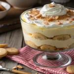 paula deen banana pudding in trifle bowl