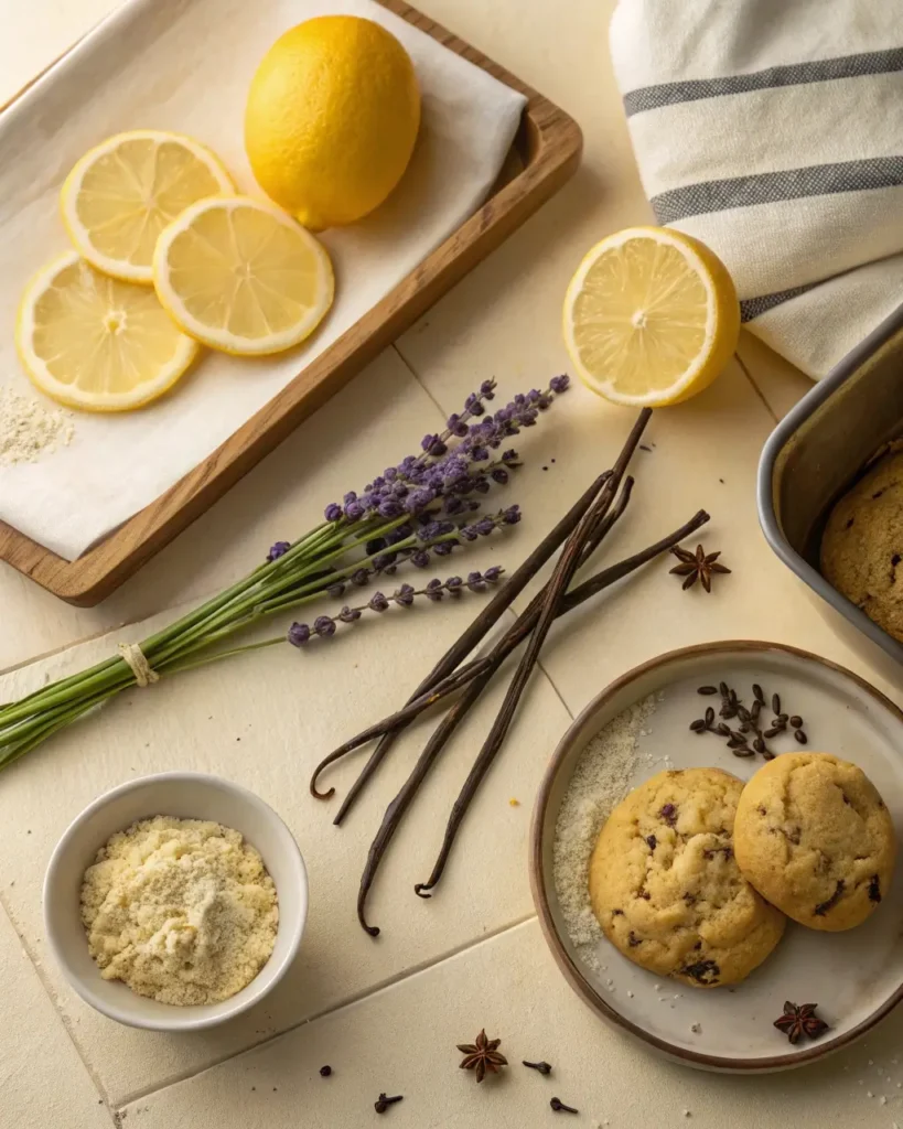 Earl Grey cookie flavor pairing ingredients