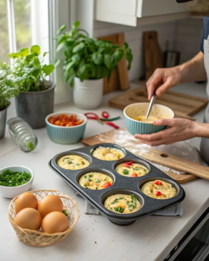 Justalittlebite veggie muffins made by beginner cook