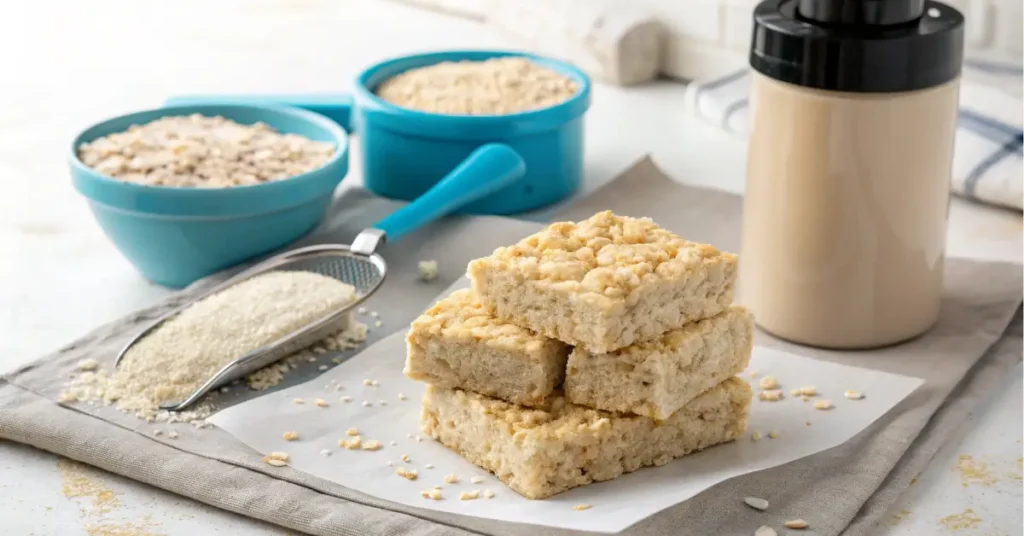 Protein rice krispies homemade pre-workout snack