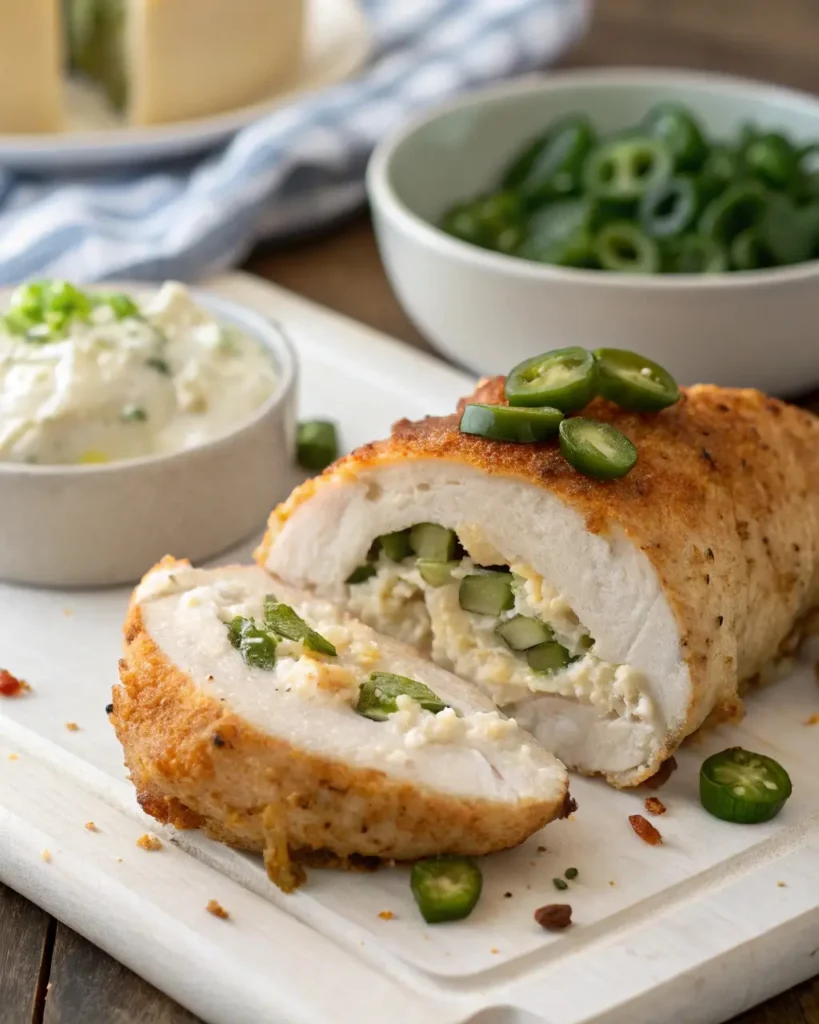 Stuffed Jalapeño Popper Chicken Preparation