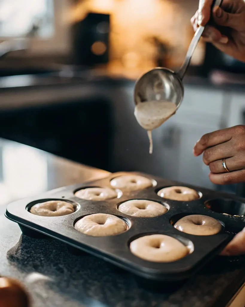 protein donut batter silicone mold