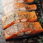 Hot-smoked salmon at 120°F internal temperature
