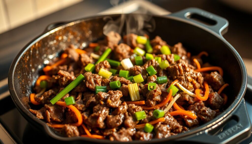 Korean Ground Beef Bulgogi