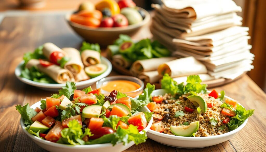 Plant-based lunch options