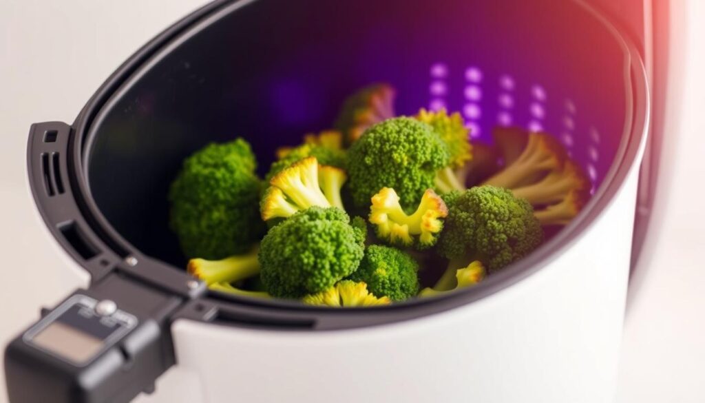 air fryer broccoli tips