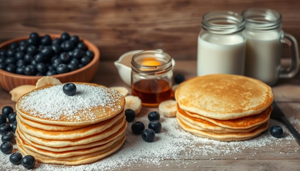 essential ingredients for pancakes