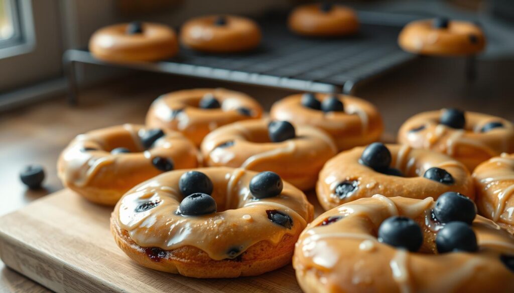 homemade blueberry donuts homemade blueberry donuts