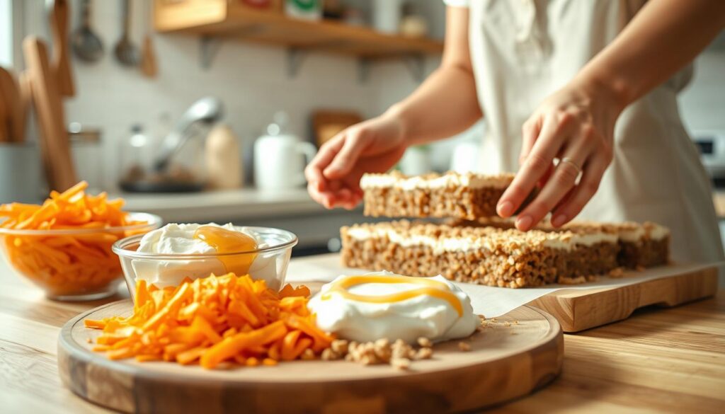 no bake carrot cake bars preparation no bake carrot cake bars preparation