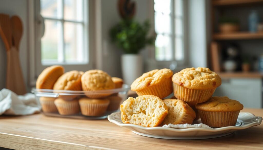 storing muffins