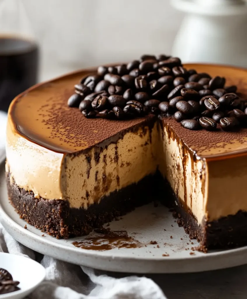 Creamy Coffee Cheesecake