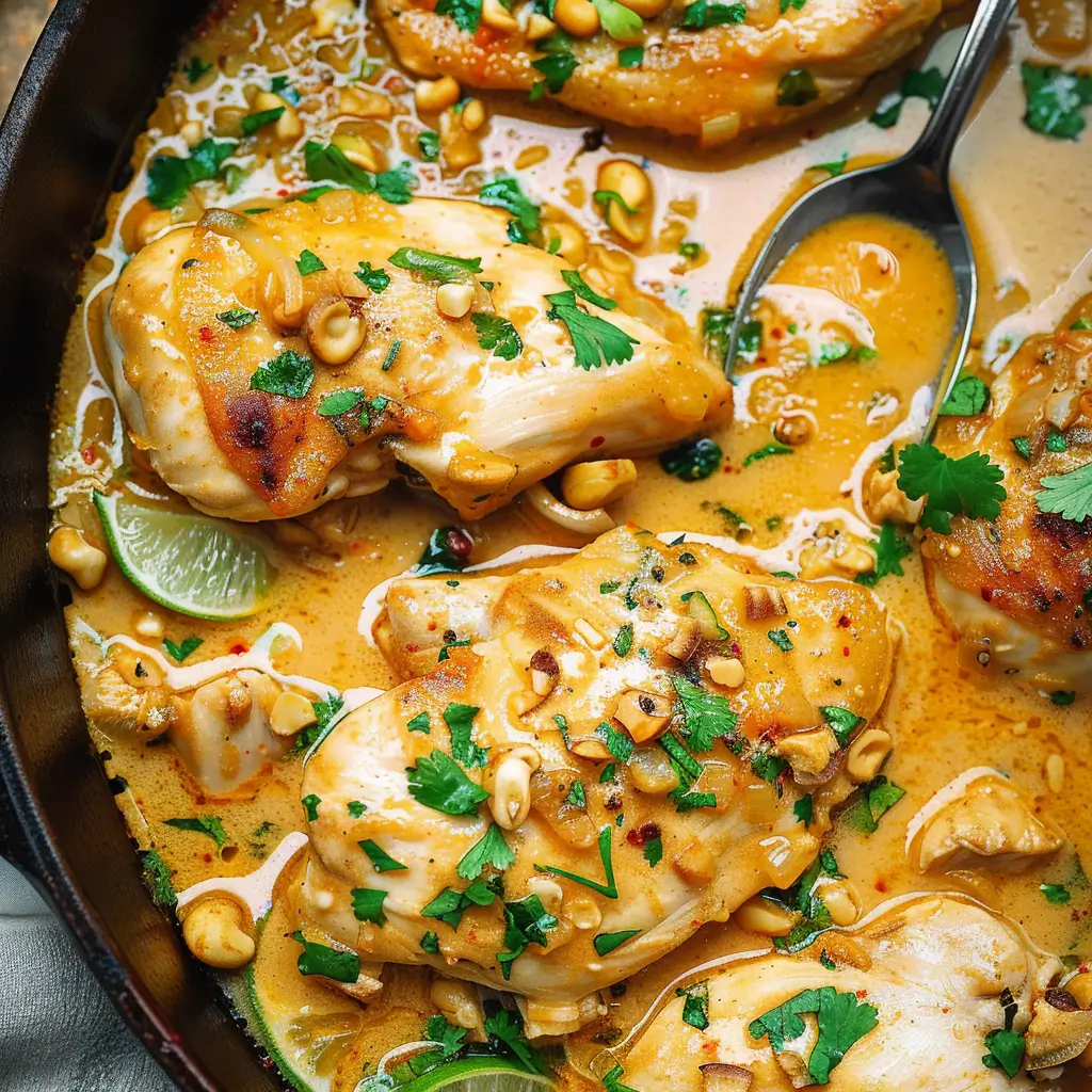 Coconut lime chicken in meal prep containers