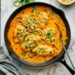 Coconut lime chicken with mango salsa