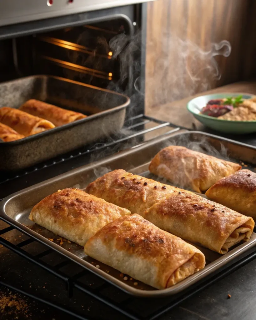 how to make chimichangas in oven
