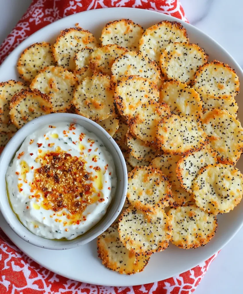 Cottage cheese chips served with salsa and guacamole