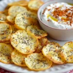 Crispy cottage cheese chips baked to golden perfection
