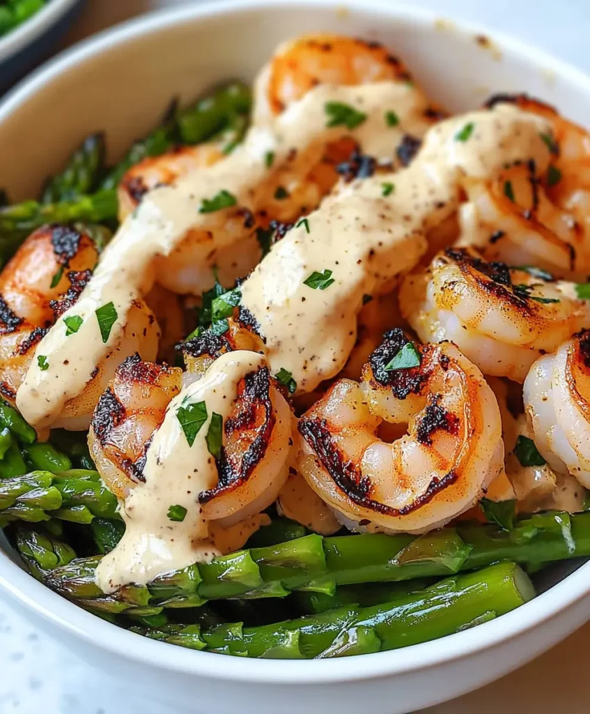 Shrimp bowl with rice and sauce
