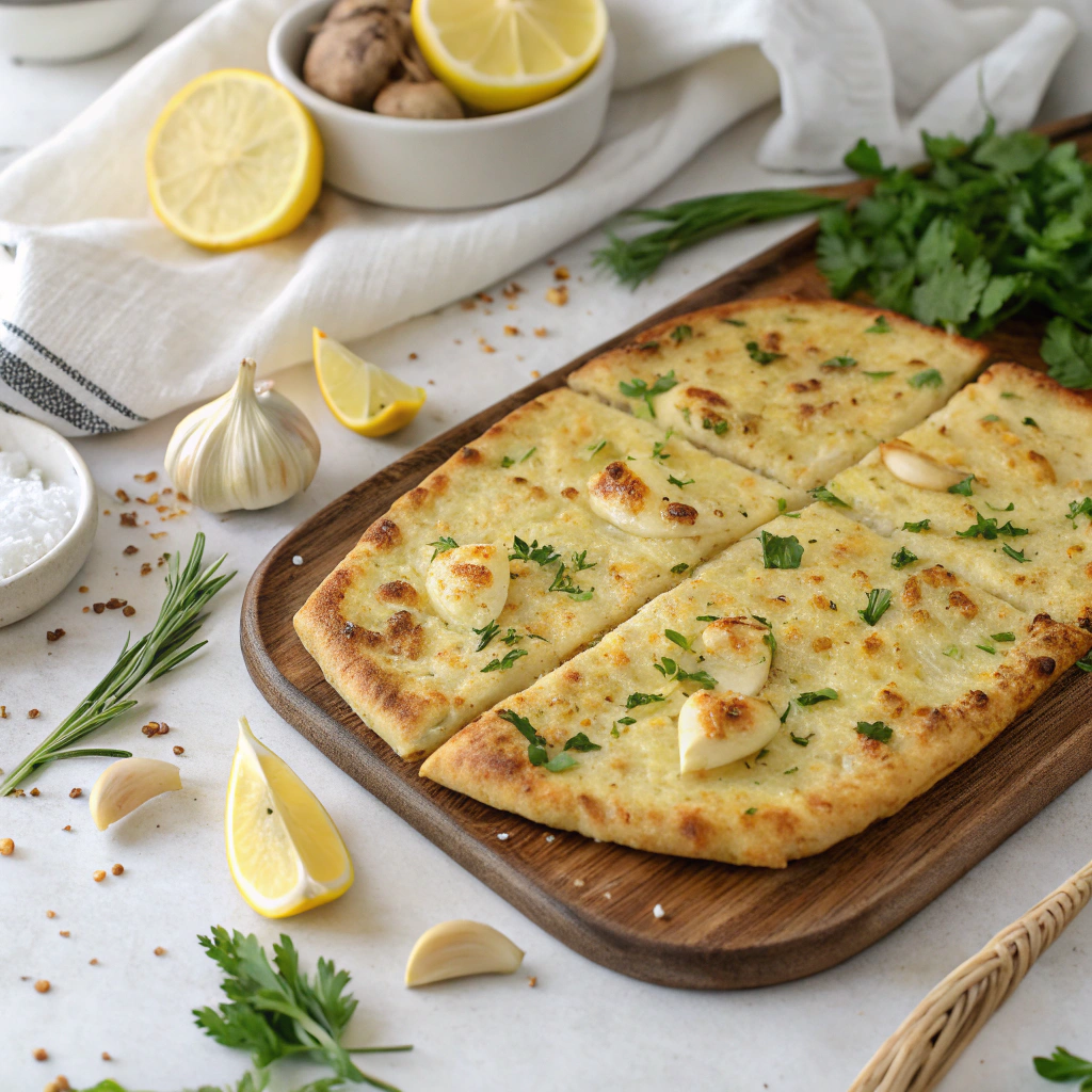 Garlic Keto Flatbread