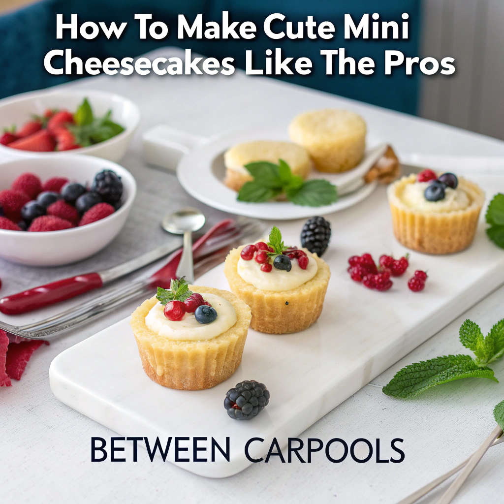 How to Make Cute Mini Cheesecakes Like the Pros - Between Carpools