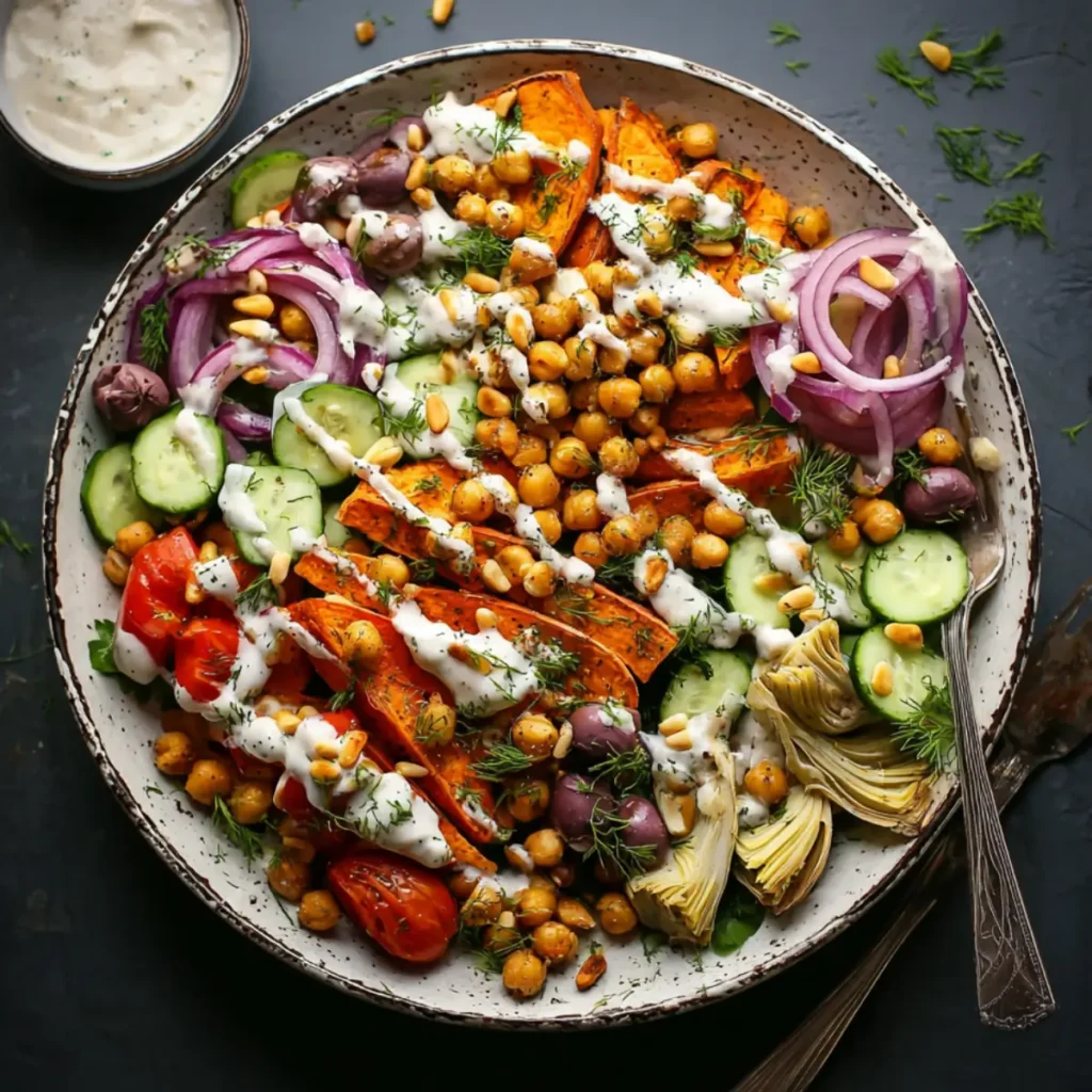 Mediterranean Sweet Potatoes