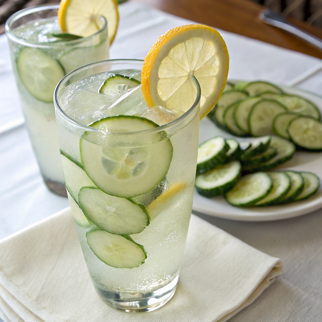 Refreshing Cucumber Lemonade