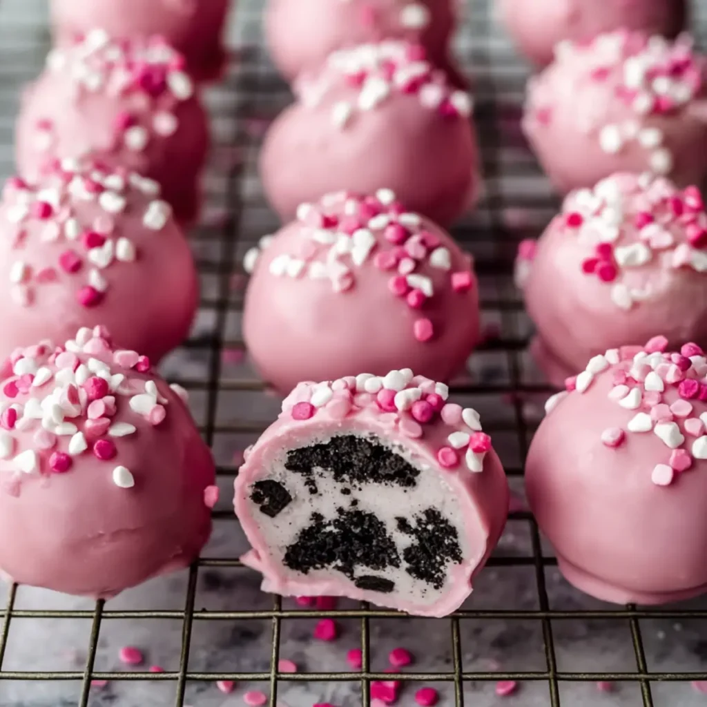 Strawberry Shortcake Oreo Balls